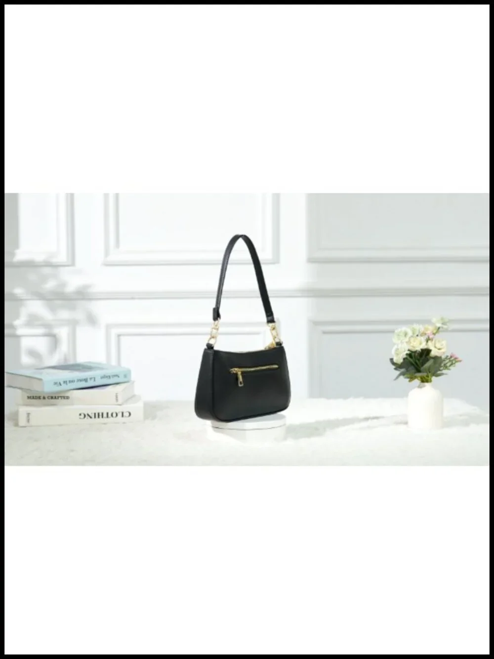 Hobo Shoulder Bag Crossbody Purse Vegan Leather with Removable Straps